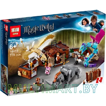 Конструктор Lepin 16059 Чемодан Ньюта Саламандера (778 деталей)